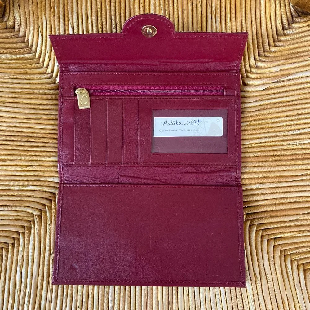 🆕Christina Leather Embellished Wallet - NEW